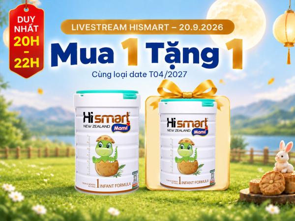 Hismart Mamil Infant Formula Stage 1 800g cho trẻ từ 0 - 6 tháng tuổi
