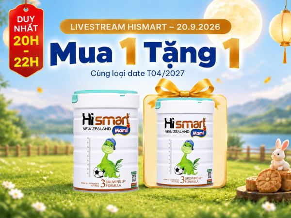 Hismart Mamil Growing up Formula Stage 3 800g cho trẻ từ 12-24 tháng tuổi