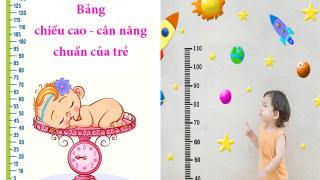 Bảng Chiều Cao Cân Nặng Của Trẻ Từ 0 - 10 Tuổi Đạt Chuẩn WHO