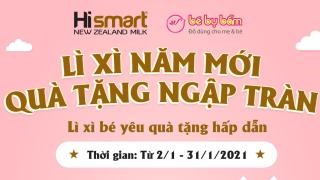 Hismart x Bé bụ bẫm: Lì xì năm mới - Quà tặng ngập tràn