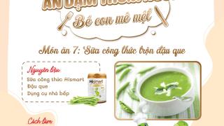  Công thức món ăn thứ 7: Sữa công thức trộn đậu que