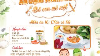 Công thức món ăn số 16: Cháo cá hồi