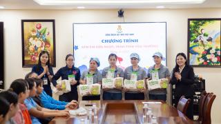 HISMART TẶNG SỮA TỚI 69 ĐƠN VỊ CÔNG ĐOÀN DỆT MAY