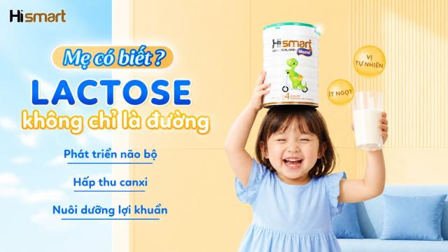 Lactose Là Gì Và Tại Sao Đây Là Nguồn Đường Tốt Nhất Cho Hệ Tiêu Hoá Của Bé?