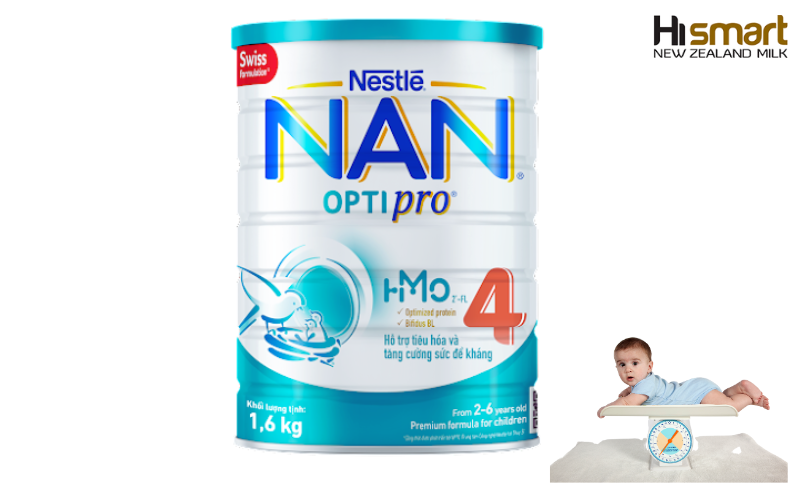 sữa tăng cân cho bé dưới 1 tuổi