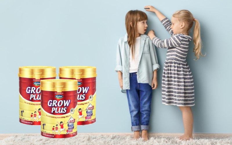 Grow Plus - Dòng sữa tăng chiều cao cho bé 1 tuổi