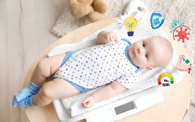 sữa dành cho trẻ sơ sinh chậm tăng cân