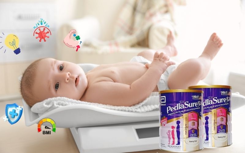 Sữa dành cho trẻ sơ sinh chậm tăng cân