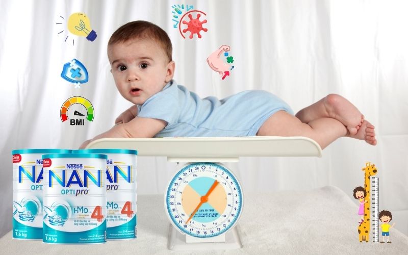 Sữa dành cho trẻ sơ sinh chậm tăng cân
