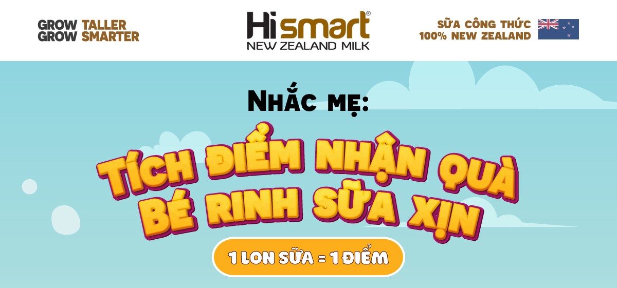 TÍCH ĐIỂM NHẬN QUÀ - BÉ RINH SỮA XỊN