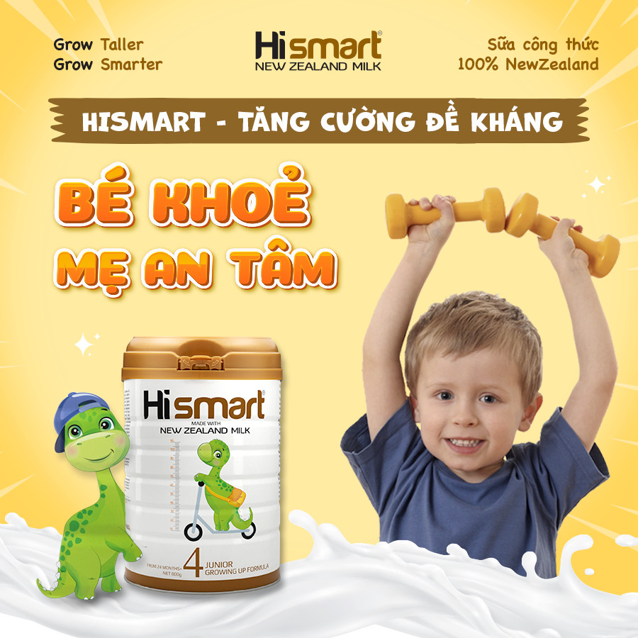 8 lý do mẹ nên chọn sữa Hismart - New Zealand cho con