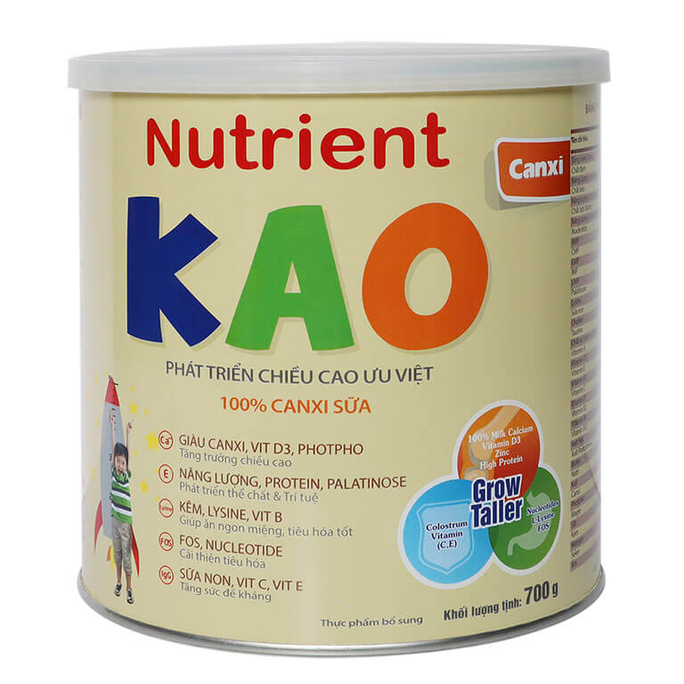 Sữa tăng chiều cao Nutrient Kao