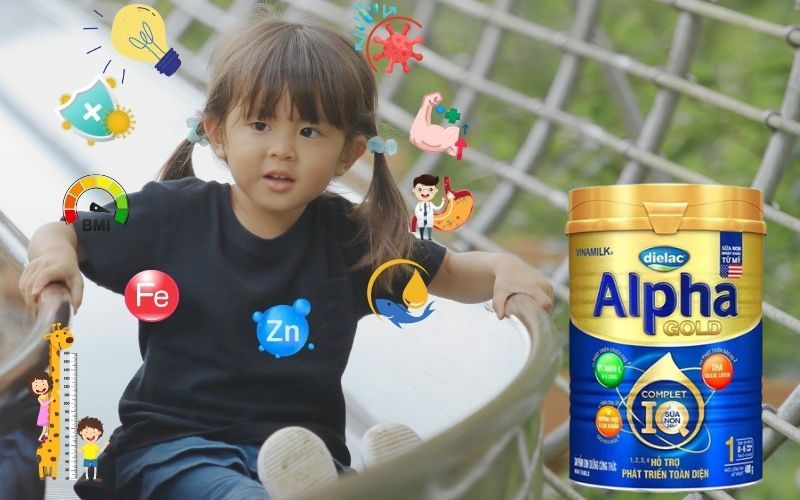 Sữa phát triển trí não cho bé