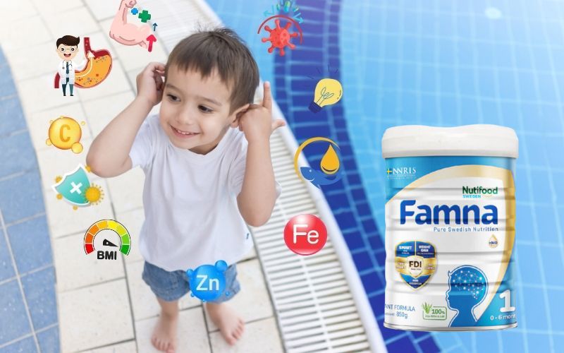 Sữa phát triển trí não cho trẻ