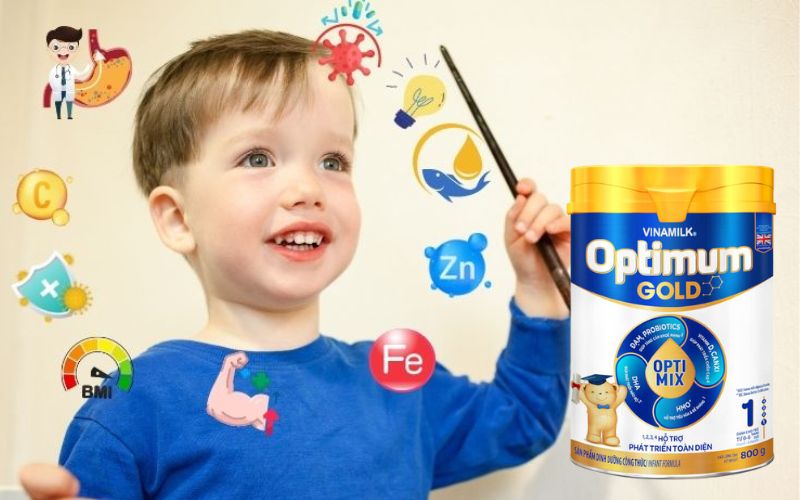 Dòng sữa phát triển trí não giúp trẻ thông minh hơn