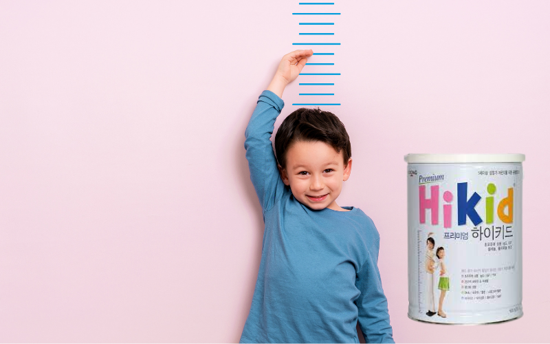 Sữa Hikid - Dòng sữa bột hỗ trợ phát triển chiều cao cho bé 
