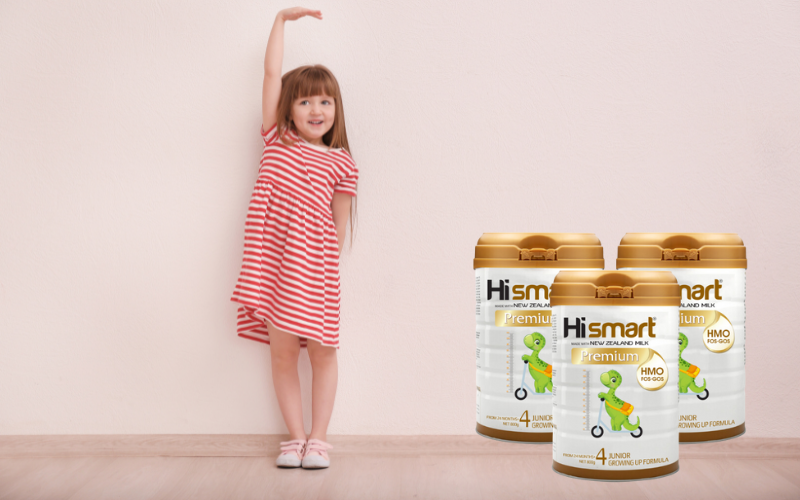 Sữa hismart premium số 2 - giúp bé tăng chiều cao tốt nhất