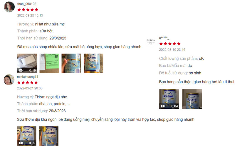 Đánh giá mua sản phẩm