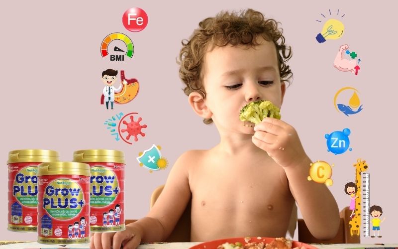 Sữa tăng cân cho bé 2 tuổi 