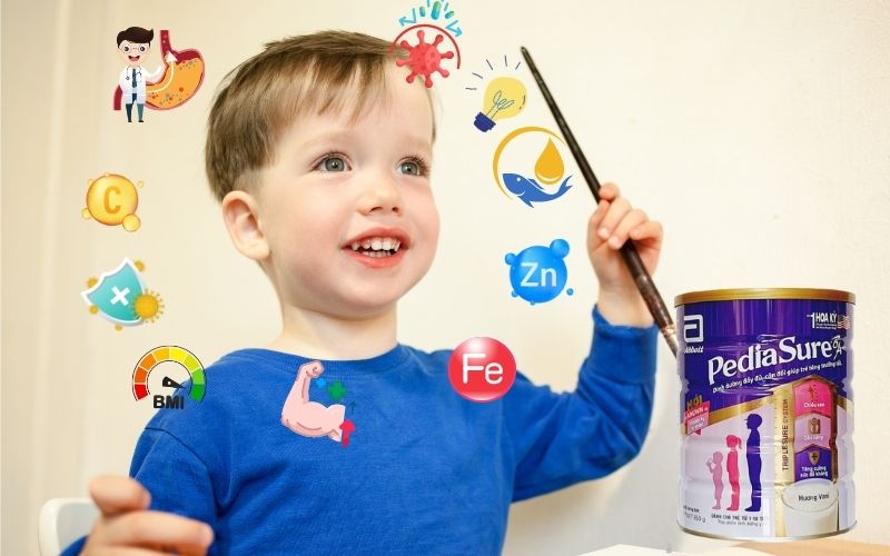 Sữa tăng cân cho bé 2 tuổi 