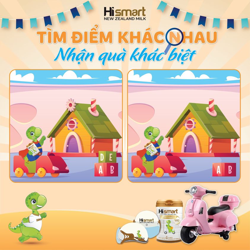 [MINIGAME] TÌM ĐIỂM KHÁC NHAU - NHẬN QUÀ KHÁC BIỆT