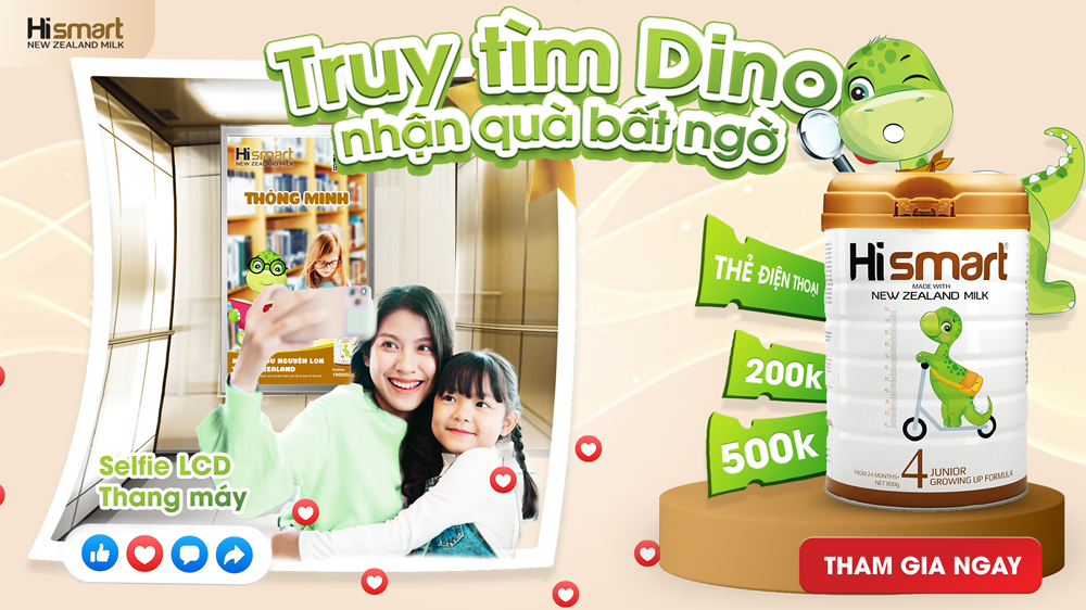 Minigame "Truy tìm Dino - Nhận quà bất ngờ"