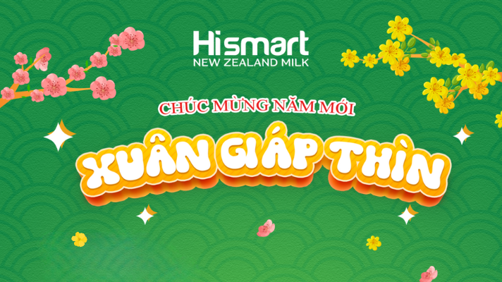 Thư mừng năm mới Giáp Thìn 2024 từ nhãn hàng Hismart