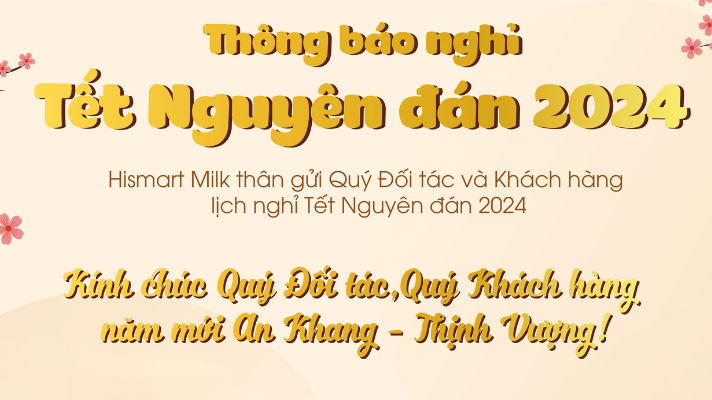 THÔNG BÁO LỊCH NGHỈ TẾT NGUYÊN ĐÁN GIÁP THÌN 2024