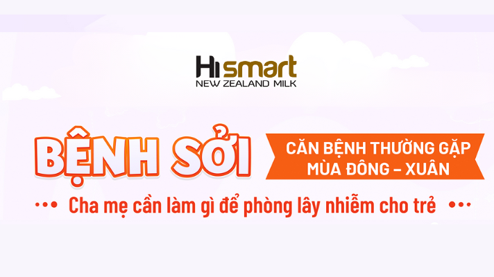 CHỦ ĐỘNG PHÒNG TRÁNH VÀ XỬ TRÍ KHI TRẺ LÊN SỞI
