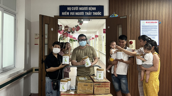 MỖI LON SỮA, MỘT TIA HY VỌNG - HISMART ĐỒNG HÀNH CÙNG BỆNH NHI TẠI BV THANH NHÀN
