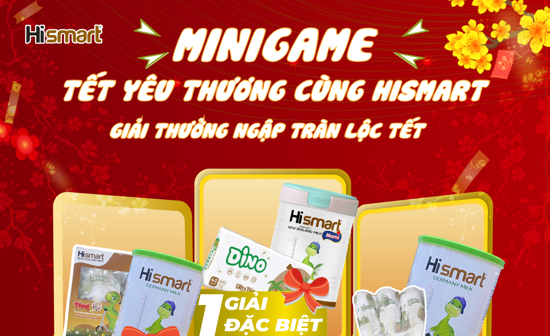 Minigame Tết yêu thương cùng Hismart