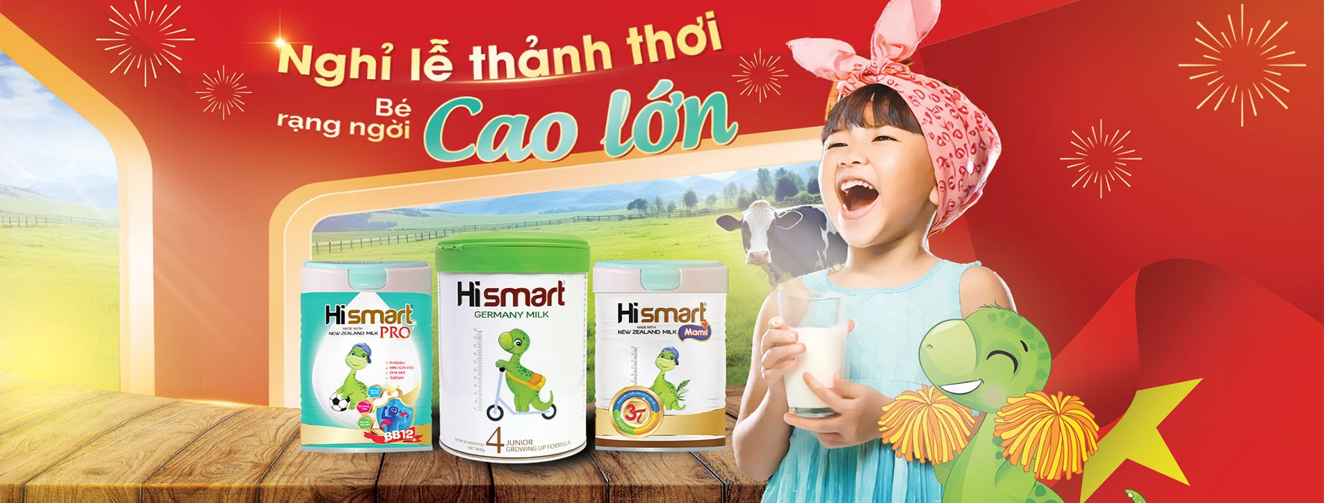 Nghỉ lễ thảnh thơi - Bé rạng ngời cao lớn