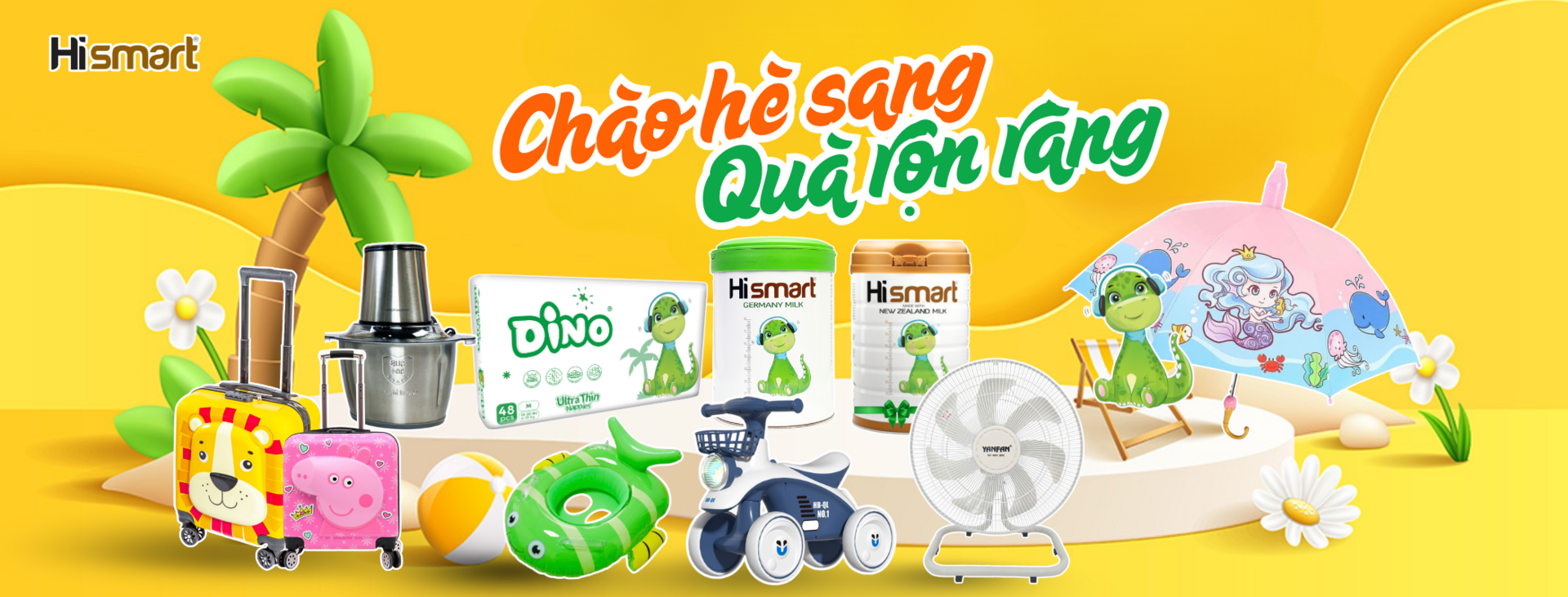 Chào hè sang - Quà rộn ràng Hismart