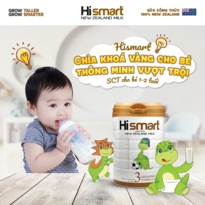 Công thức sữa Hismart, chìa khóa cho sự phát triển trí não của trẻ