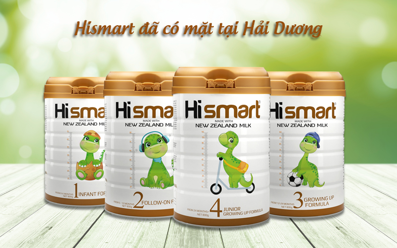 Sữa hismart có mặt tại Hải Dương
