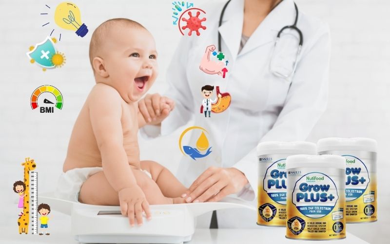 Sữa Grow Plus - Trong danh sách các loại sữa tăng cân cho trẻ sơ sinh