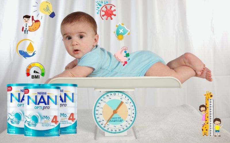 NAN - Sữa tăng cân cho trẻ sơ sinh 0 - 6 tháng tuổi