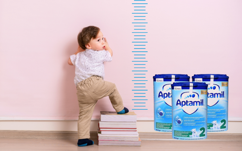 Sữa Aptamil - Sữa giúp bé tăng chiều cao 
