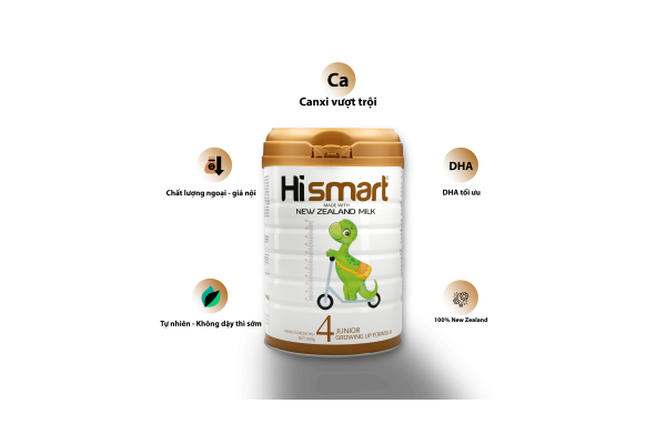 Hismart - Sữa công thức cho trẻ sơ sinh nhập khẩu 100% NewZealand 