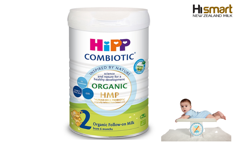 Sữa tăng cân HiPP COMBIOTIC ORGANIC HMP Số 2 cho bé 2 tuổi
