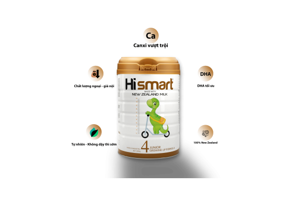 Sữa Hismart - dòng sữa tối ưu nhất cho bé phát triển toàn diện mà mẹ nên lựa chọn cho bé. 