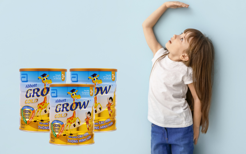 Sữa bột Abbott Grow - Sữa phát triển chiều cao cho bé