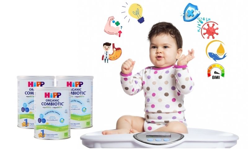 Sữa HiPP COMBIOTIC số 3 - Sữa cho bé 1 tuổi chậm tăng cân