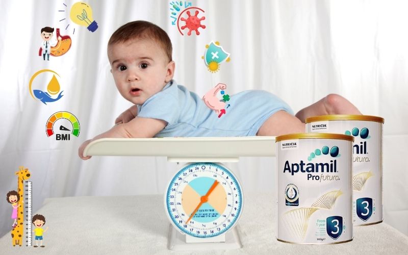 Sữa Aptamil - Dòng sữa hàng đầu giúp bé tăng cân 