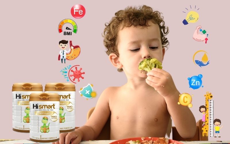 Sữa Hismart Premium - dòng sữa tăng cân cho bé 1 - 3 tuổi